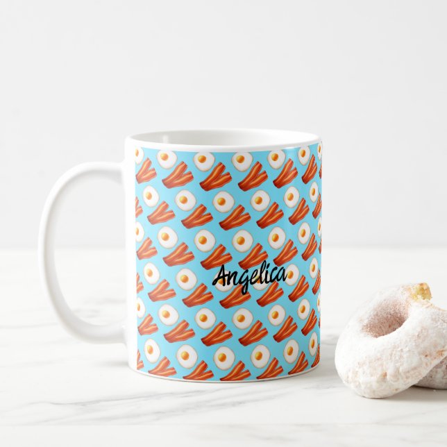 Mug Petit-Déjeuner Bacon Et Oeuf (Avec donut)