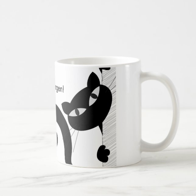 Mug Petit déjeuner "Bonjour" avec logo (Droite)