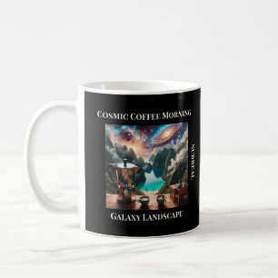 Mug Petit déjeuner Café Cosmique – Paysage de Galaxie 