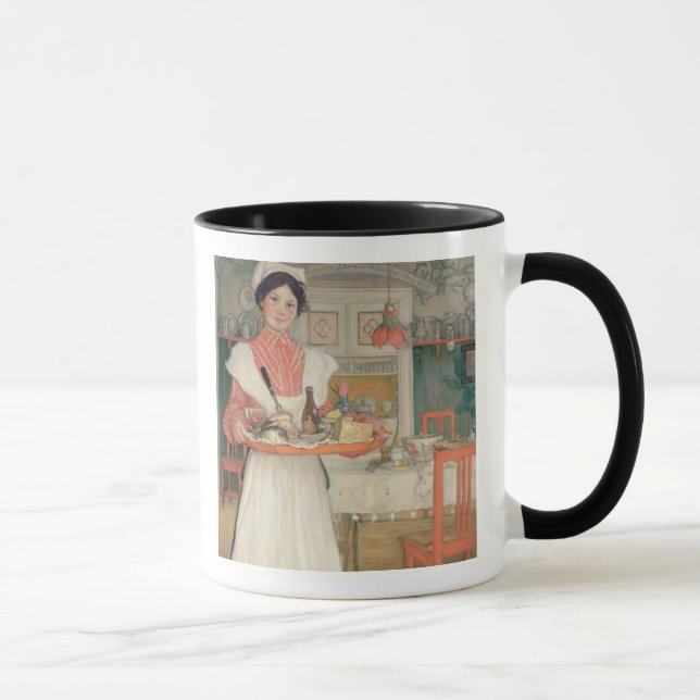 Mug Petit déjeuner de transport de Martina sur un (Droite)