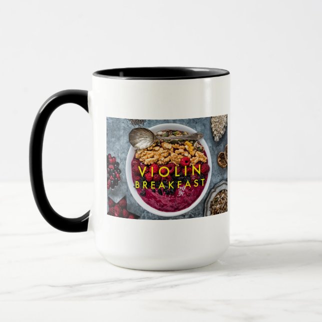 Mug Petit-déjeuner de violon (Gauche)