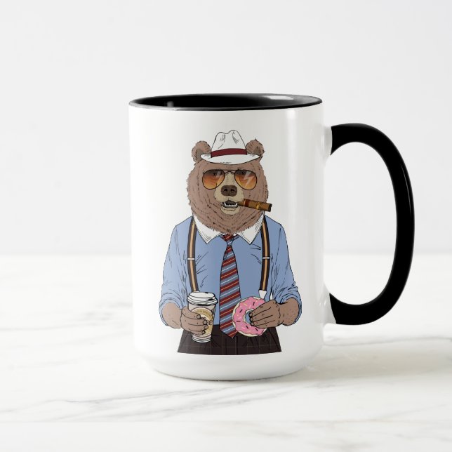 Mug Petit déjeuner d'ours (Droite)