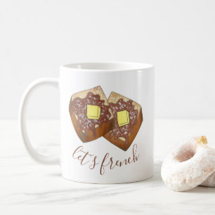 Mug Petit-déjeuner français au beurre de pain et sirop