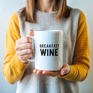 Mug Petit-déjeuner Vin amusant