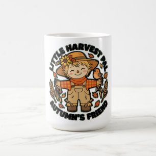 Mug Petit épouvantail ami de l'automne de la petite ré