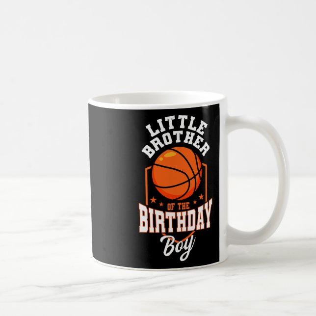 Mug Petit Frère Du Thème Sketll De Garçon D'anniversai (Droite)