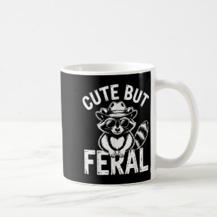 Mug Petit Garçon mignonne Mais Feral Raccoon Cowboy Tr