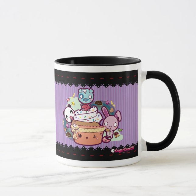 Mug Petit gâteau de Kawaii attaqué ! (Droite)