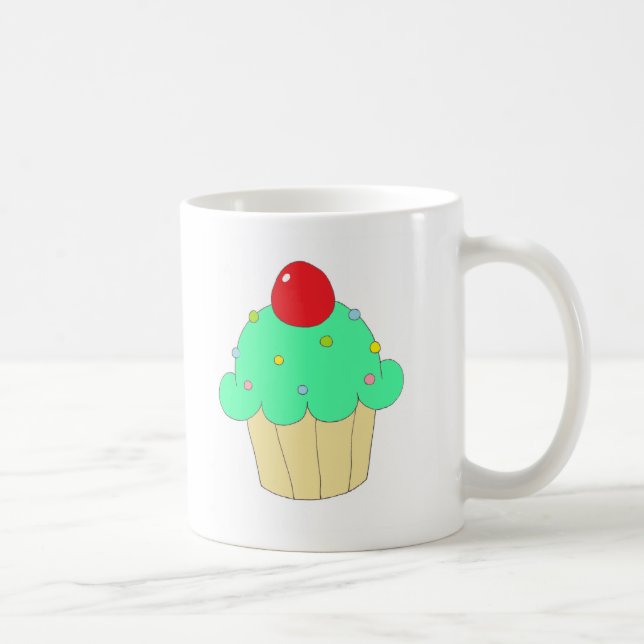 Mug Petit gâteau vert (Droite)