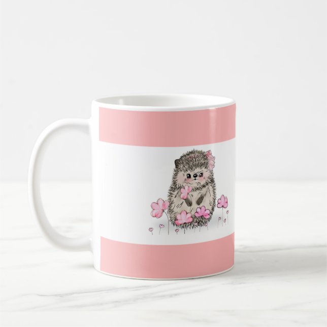 Mug Petit Hérisson rose (Gauche)