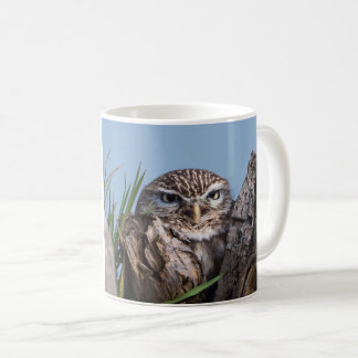 Mug Petit hibou perché sur le tronc d'arbre