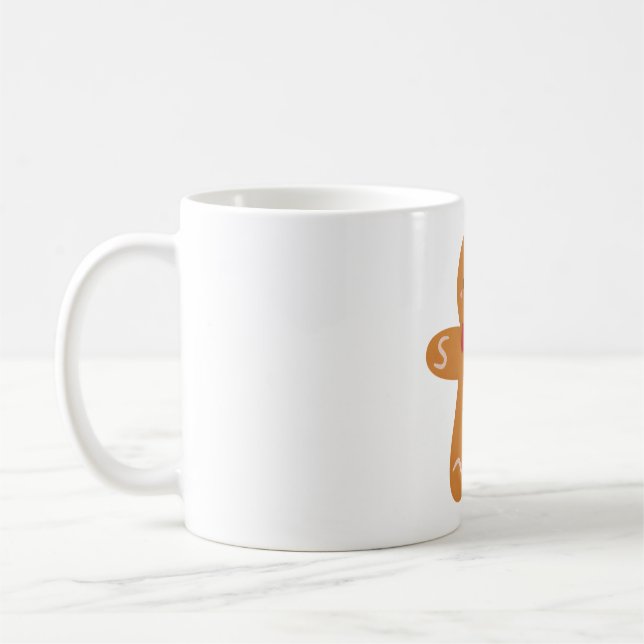 Mug Petit homme en pain d'épice avec cou (Gauche)