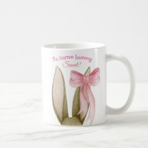 Petit lapin doux mignon rose avec lapin les oreill