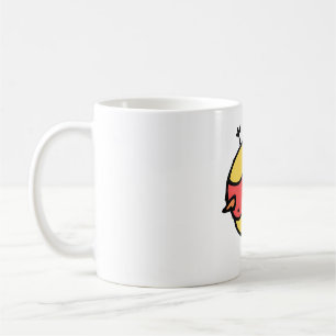 Mug Petit oiseau yin et yang avec des pattes