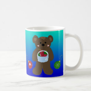Mug Petit ours avec un panier d'ornements