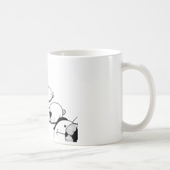 Mug Petit pain de carlin de discrétion (Droite)