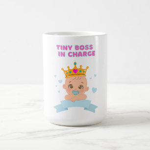 Mug Petit patron en charge - Bold Funny Toddler