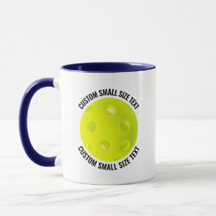 Mug Petit texte BLEU NAVY Combinaison 325ml Personnali