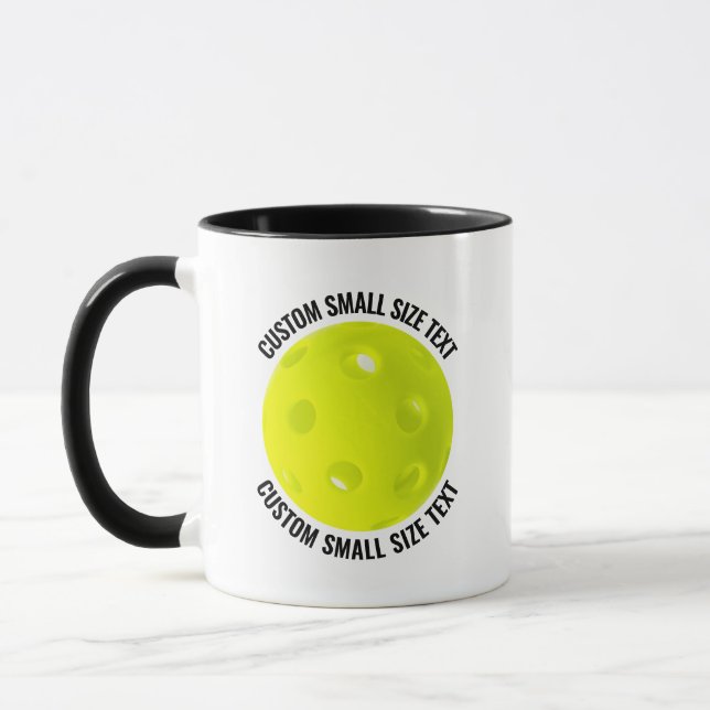 Mug Petit texte Combo BLACK 325ml Personnalisé Pickleb (Gauche)