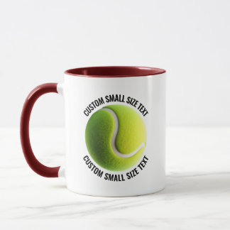 Mug Petit texte MAROON Combo 11oz Tennis personnalisé