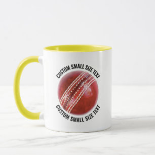 Mug Petit texte YELLOW Combo 11oz Cricket personnalisé
