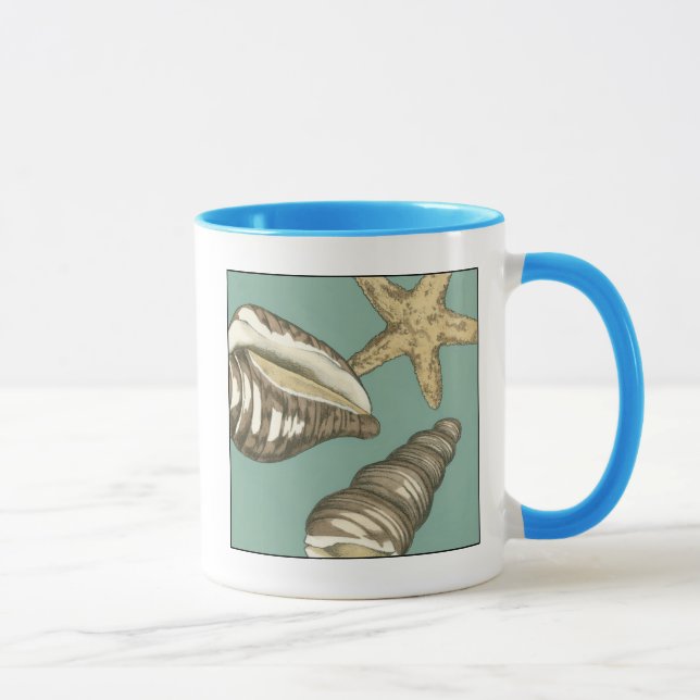 Mug Petit trio Shell Turquoise (Droite)