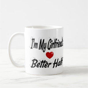 Mug Petite amie drôle citation texte noir