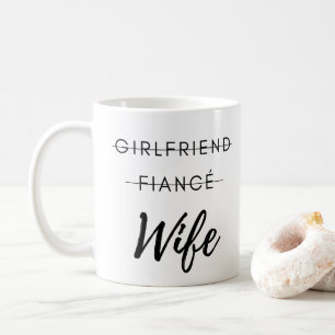 Mug Petite amie, Fiance, Femme - Mariage mariée boîte