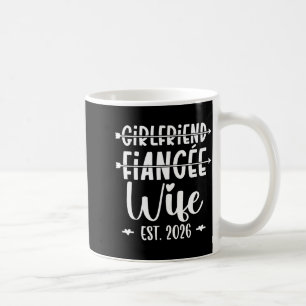 Mug Petite amie fiancée épouse 2026 mariée mariage
