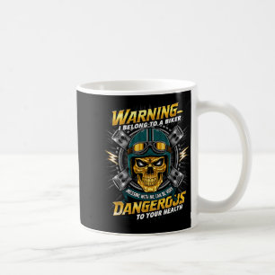 Mug Petite amie motarde épouse Je suis à un motard Val
