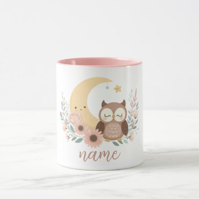 Mug Petite chouette avec lune (Centre)