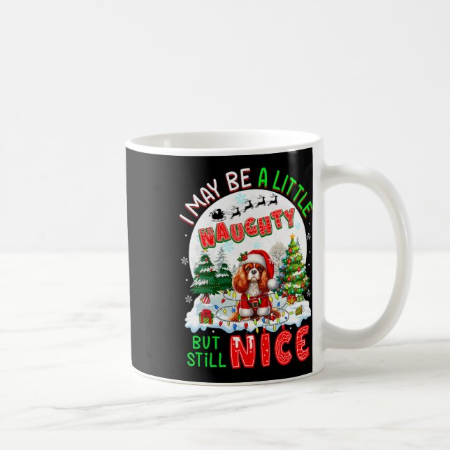 Mug Petite coquine mais Nice Noël Cavalier Roi Charles (Droite)