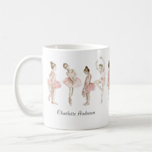 Mug Petite Danseuse Ballerine Rose Anniversaire Filles