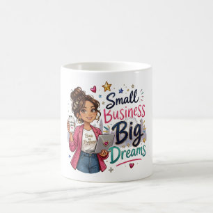 Mug Petite Entreprise Grands Rêves Entrepreneuriale Fi
