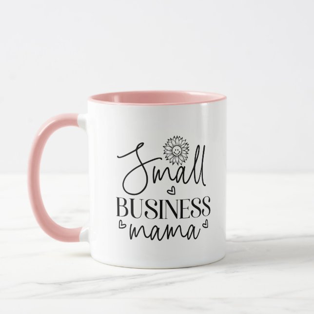 Mug Petite entreprise Mama drôle (Gauche)