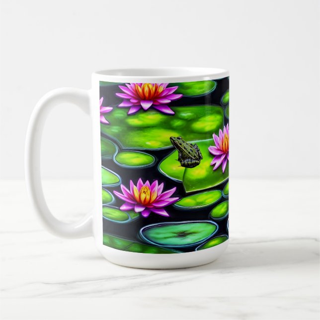 Mug Petite grenouille sur Lily Pad (Gauche)