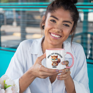Mug Petite mais agressive mignonne et écureuil en colè