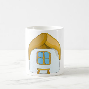 Mug Petite Maison de Campagne au Toit de Chaume Dessin