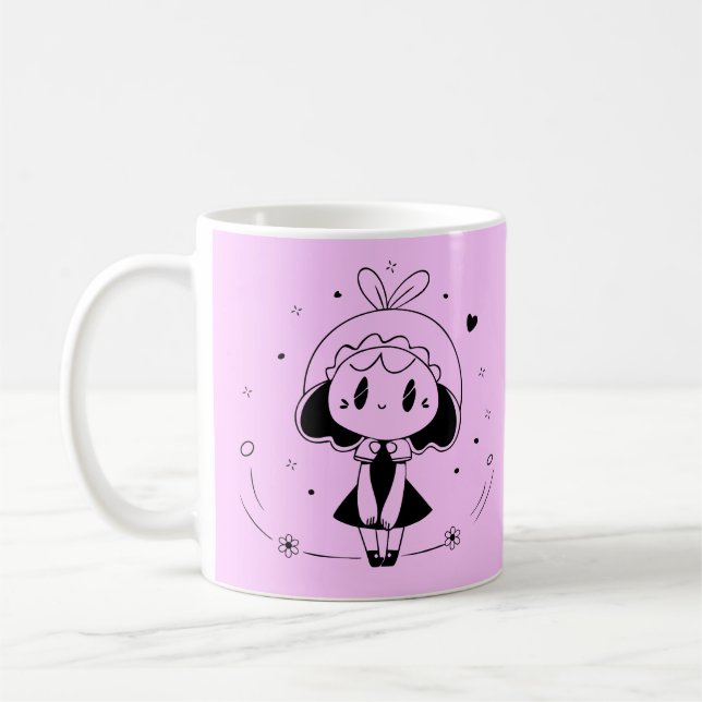Mug Petite mignonne fille Anime (Gauche)