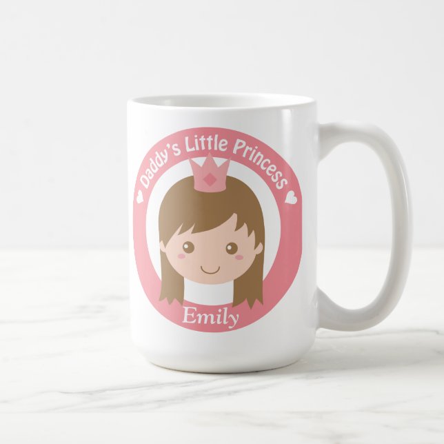 Mug Petite Princesse de Papa Jolie Princesse avec Diad (Droite)