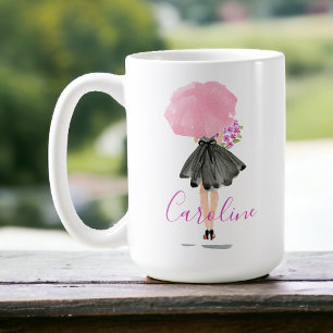 Mug Petite robe noire Femme Mode élégante