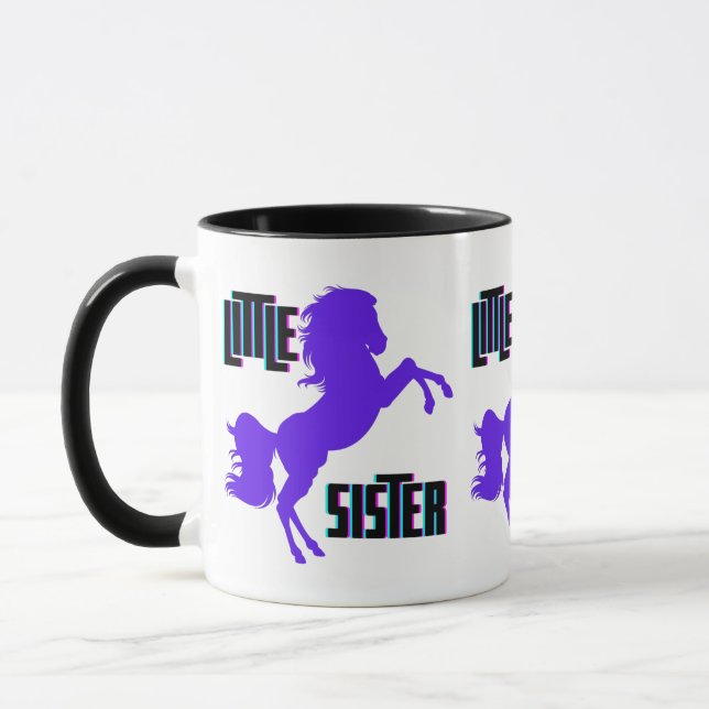 Mug Petite soeur Pony pourpre (Gauche)