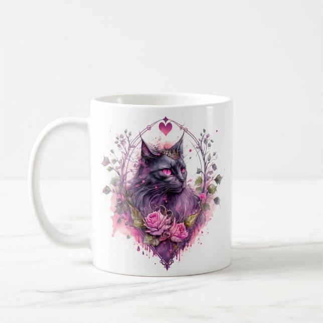 Mug Petite Sorcière de chat Kitty Majestic (Gauche)