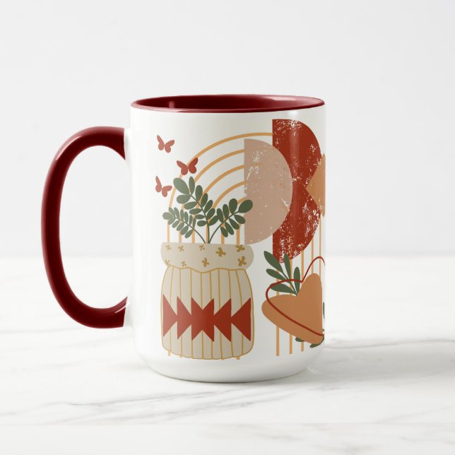 Mug Petite tache de café Plante (Gauche)