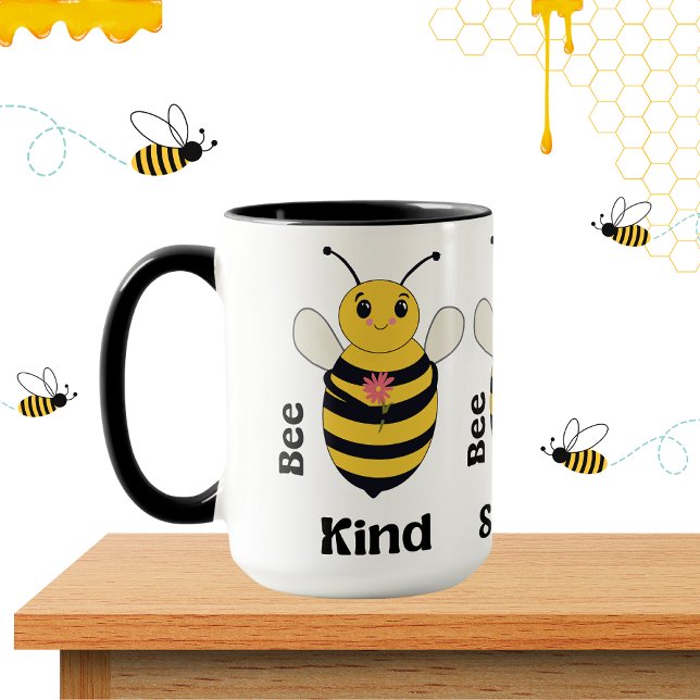 Mug Petites abeilles - Soyez gentils | Soyez doux | So (Créateur téléchargé)