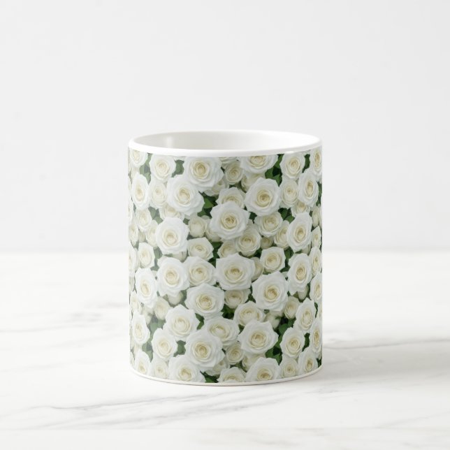 Mug Petites roses blanches (Centre)