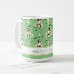 Mug Petites sorcières mignonnes avec chauves-souris ch