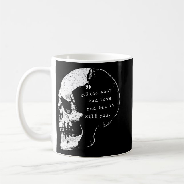 Mug Petits Cadeaux Charles Bukowski Drôle cadeau graph (Gauche)