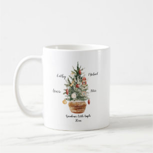 Mug Petits-enfants de famille personnalisés Arbre de N