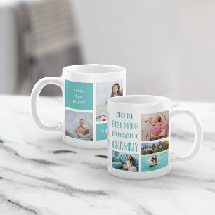 Mug Petits-enfants Grammy Photo Collage